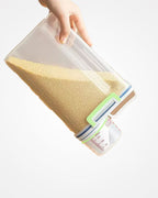 2KG Pet Food Storage Container with Measuring Cup & Lid | Airtight Rice & Grain Storage Canister