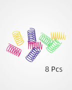 Colorful Plastic Spring Cat Toy | Interactive Jumping Chew Toy for Cats & Kittens