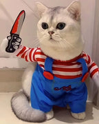 Funny Cat Clothes Halloween Cosplay Costumes For Small Medium Dog