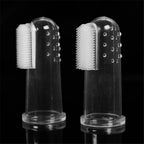 Soft Silicone Pet Finger Toothbrush for Dogs & Cats | Gentle Teeth Cleaning & Oral Care Brush