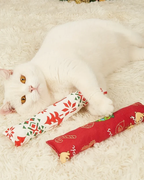 Interactive Plush Cat Teaser Stick - Durable Bite-Resistant Wand Toy