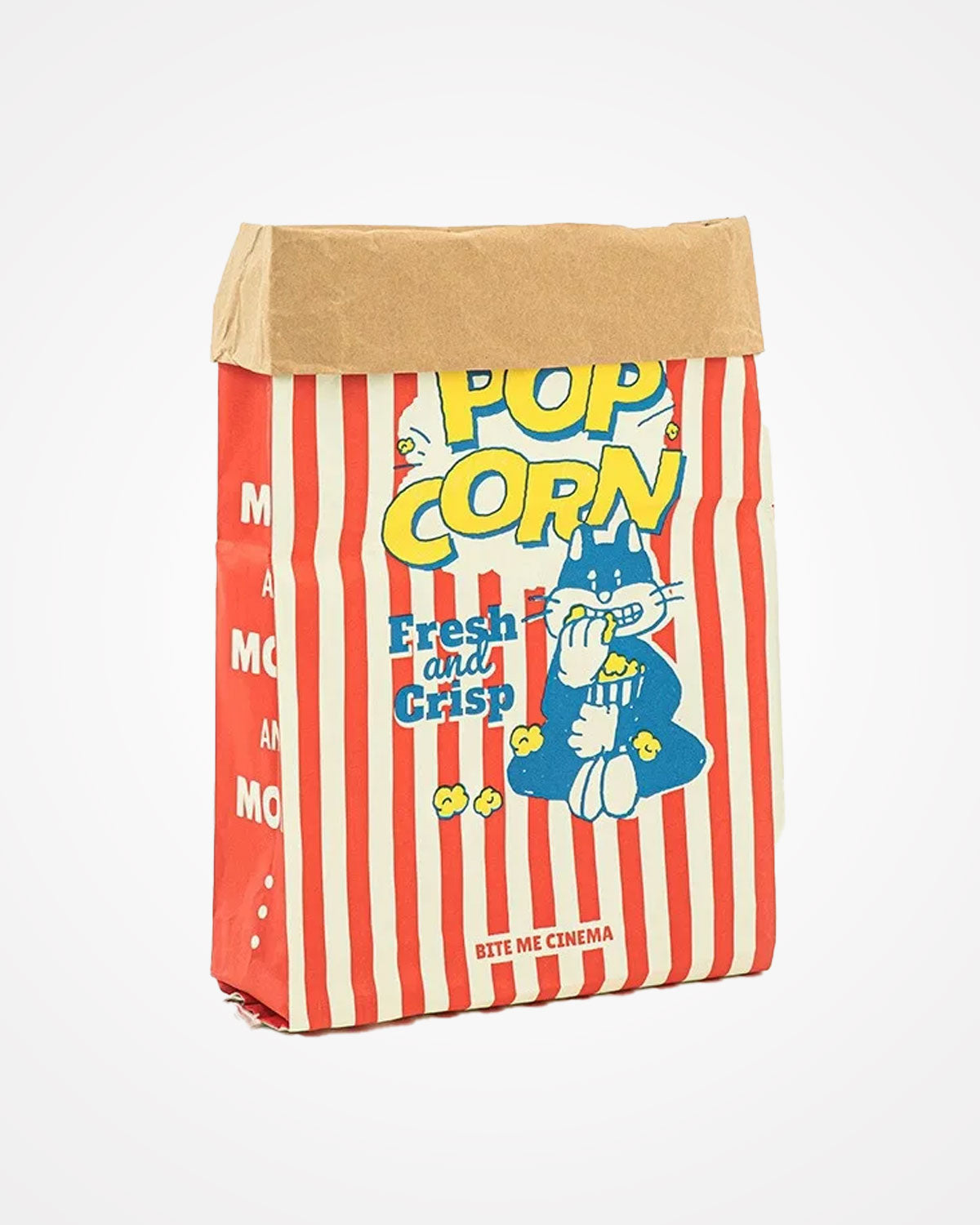Interactive Popcorn Paper Bag Puzzle Toy for Dogs & Cats – Crinkle Treat Hiding Chew Toy