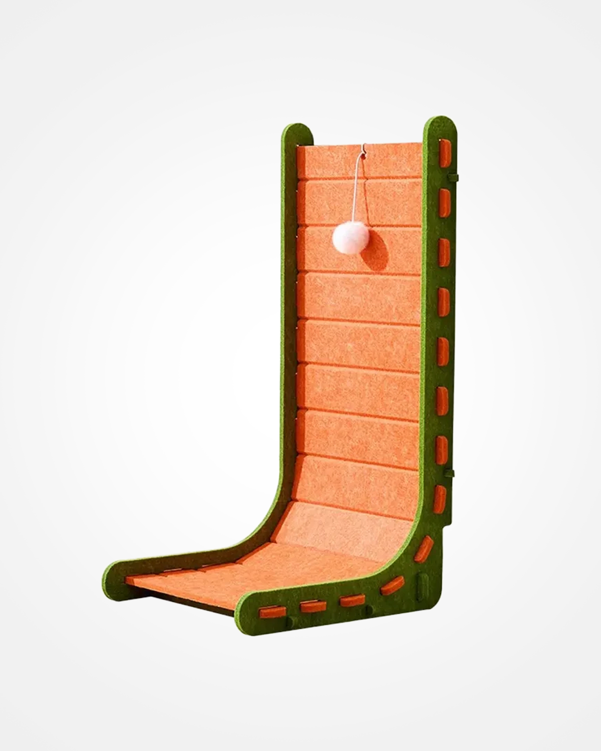L-Shaped Cat Scratcher & Climbing Frame - Wear-Resistant Felt Board with Nest