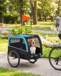 Pet Bike Trailer with Quick-Release Wheels