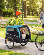 Pet Bike Trailer with Quick-Release Wheels
