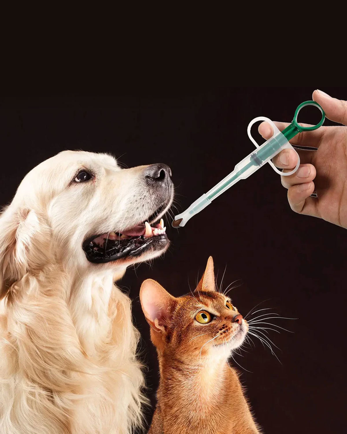 Pet Medicine Dispenser | Pill Feeder Tool for Cats & Dogs with Silicone Tip