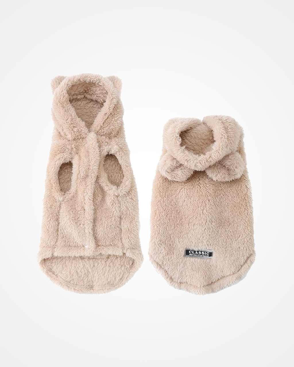 Rabbit Ears Pet Hoodie - Cozy Soft Winter Coat for Small Dogs & Cats