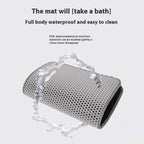 90x60CM Cat Litter Mat | Waterproof Double Layer Washable Litter Trapper Pad for Cats