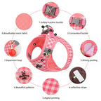 Adjustable Dog Harness with Chest Strap – Soft No-Pull Vest for Small, Medium & Large Dogs