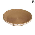 Round Corrugated Cat Scratcher Bed - Wear-Resistant Cardboard Scratching Pad & Nest