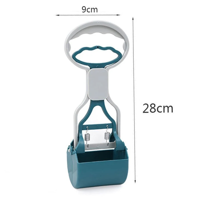 Foldable Long Handle Pet Pooper Scooper – Heavy-Duty Dog Waste Picker for Outdoor Cleanup