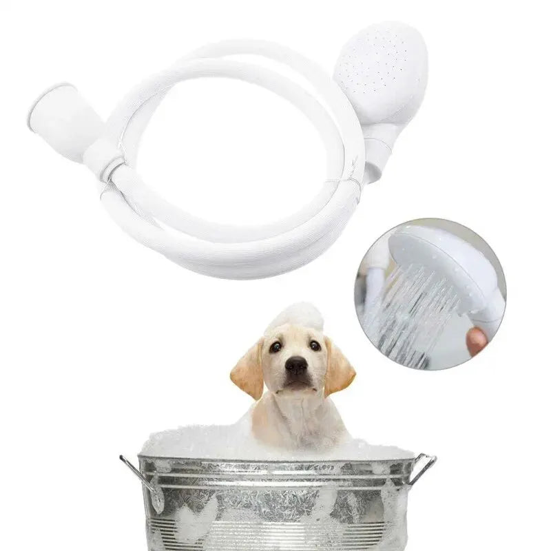 Pet Bath Shower Sprayer Attachment | Multifunctional Dog & Cat Grooming Tool for Easy Bathing & Cleaning