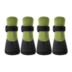4-Piece Waterproof Dog Shoes – Non-Slip Paw Protectors for Outdoor Use