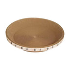 Round Corrugated Cat Scratcher Bed - Wear-Resistant Cardboard Scratching Pad & Nest