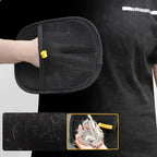 Pet Grooming Gloves Hair Remover | Dog & Cat Cleaning Glove