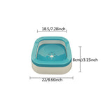 1000ml No-Spill Pet Water Bowl - Anti-Splash Drinker for Dogs & Cats