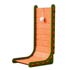 L-Shaped Cat Scratcher & Climbing Frame - Wear-Resistant Felt Board with Nest