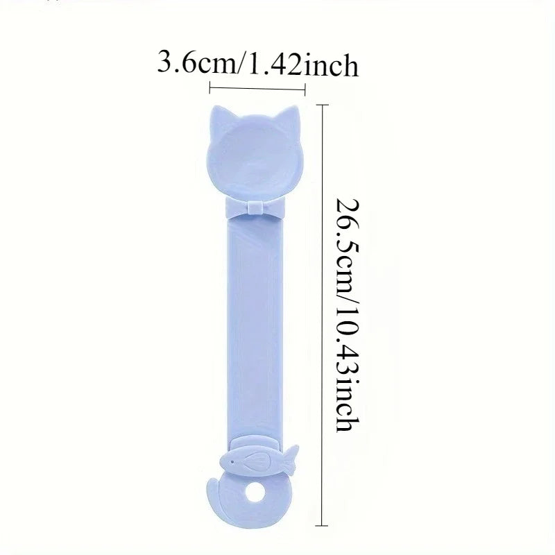 Long-Handle Cat Treat Spoon - Easy-Squeeze Lickable Wet Food Feeder