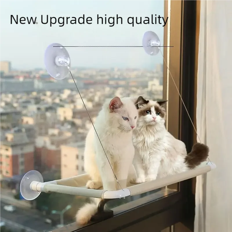 Window Cat Hammock Bed – Heavy Duty Hanging Window Perch for Cats Up to 20kg