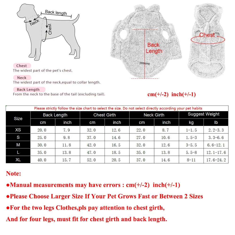 Rabbit Ears Pet Hoodie - Cozy Soft Winter Coat for Small Dogs & Cats