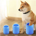Portable Dog Paw Cleaner with Silicone Brush & Towel Bucket | Pet Foot Washer for Dogs & Cats