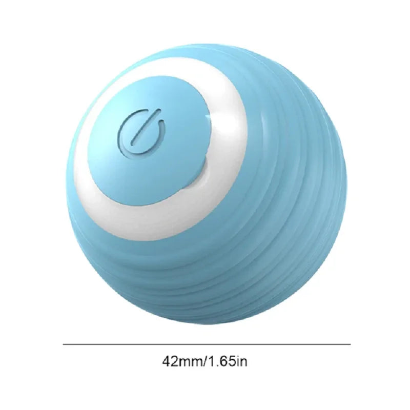 Automatic Rolling Cat Ball Toy with Teaser Bird | Rechargeable Smart Interactive Toy for Cats & Kittens