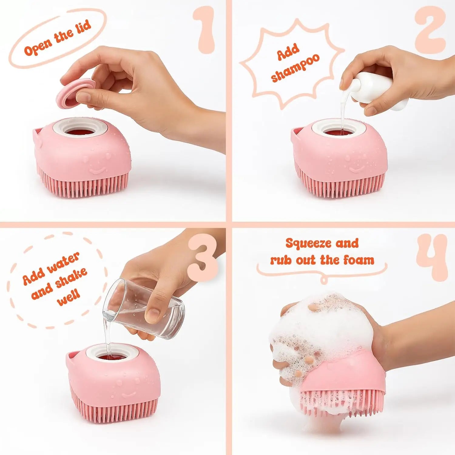 Commercial Pet Grooming Bath Tool, Durable for Deshedding.