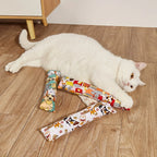 Interactive Plush Cat Teaser Stick - Durable Bite-Resistant Wand Toy