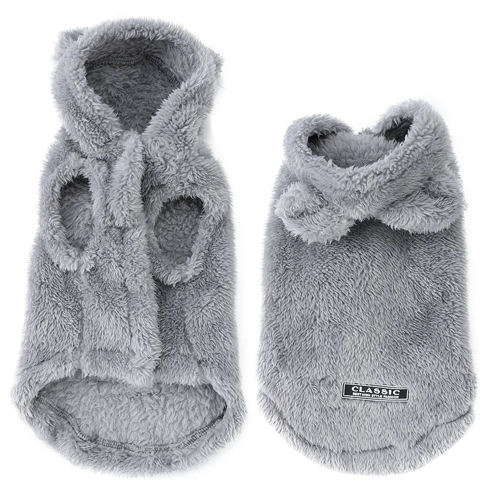 Rabbit Ears Pet Hoodie - Cozy Soft Winter Coat for Small Dogs & Cats