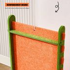 L-Shaped Cat Scratcher & Climbing Frame - Wear-Resistant Felt Board with Nest