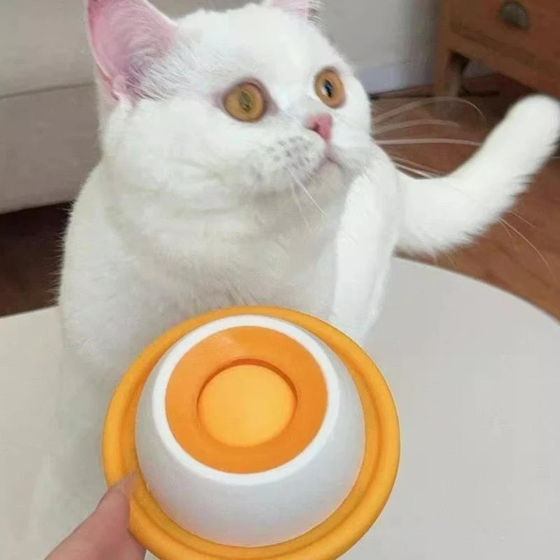 Interactive Slow Feeder Cat Bowl – Treat Dispensing Food & Water Bowl for Cats & Small Dogs