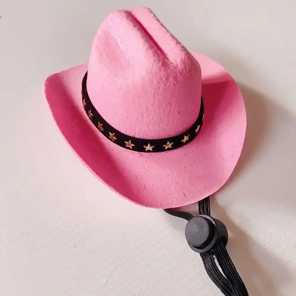 British Pet Dog Hat Star Cowboy Hat Pet Supplies Adjustable