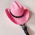 British Pet Dog Hat Star Cowboy Hat Pet Supplies Adjustable