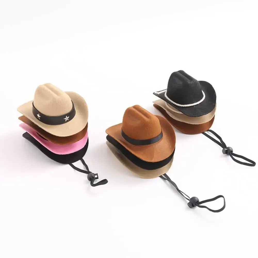 British Pet Dog Hat Star Cowboy Hat Pet Supplies Adjustable