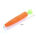 Carrot Shaped Cat Chew Toy with Bell | Durable Teething & Claw Grinding Toy for Kittens & Cats