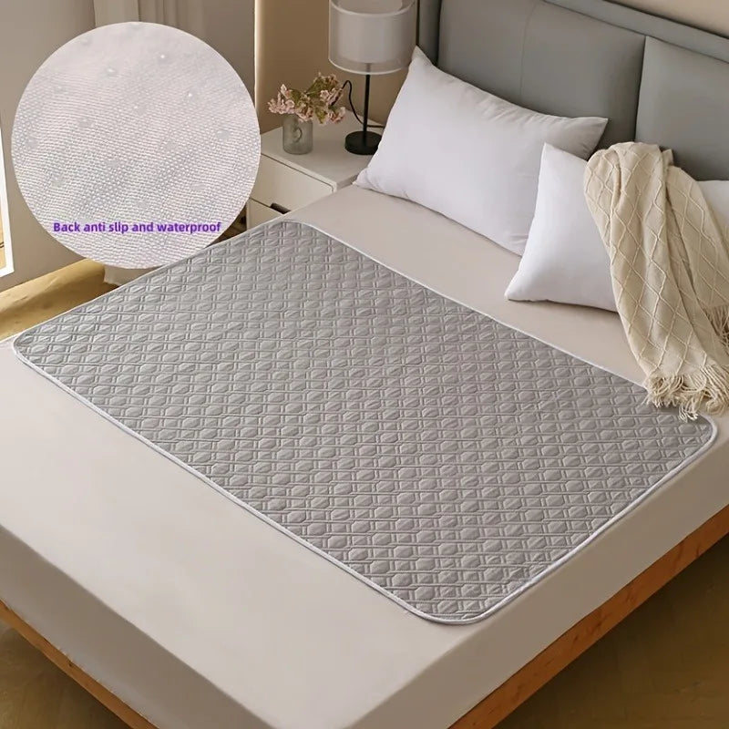 Washable Waterproof Mattress Pad | Reusable Absorbent Bed Protector for Adults, Elderly & Pets
