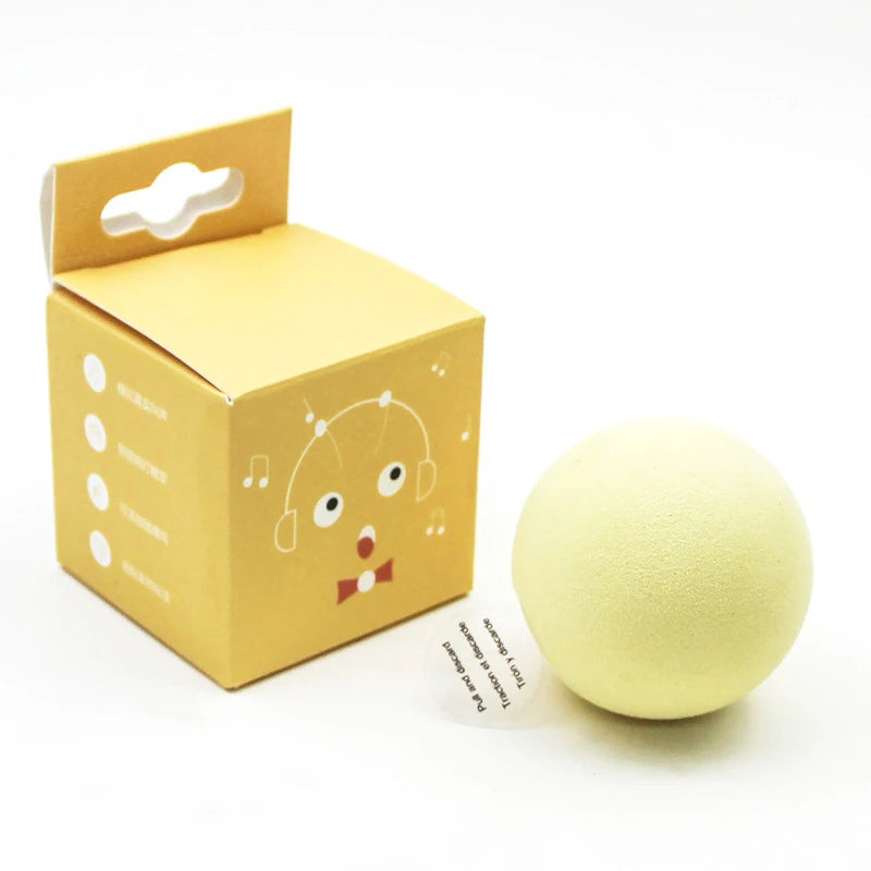 Interactive Smart Cat Ball Toy with Sound & Catnip | Touch Activated Squeaky Training Toy for Kittens
