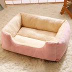 Plush Cat & Small Dog Bed | Soft Cozy Pet Cushion Basket for Indoor Cats & Puppies