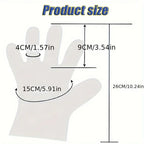 Disposable PE Pet Care Gloves | Plastic Gloves for Grooming & Cleaning