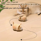 Interactive Cat Toys for Indoor Cats Cat Mouse Toy Electric