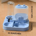 Automatic Cat Feeder & Water Dispenser All-in-One | Large Capacity Pet Food & Water Station for Cats & Small Dogs