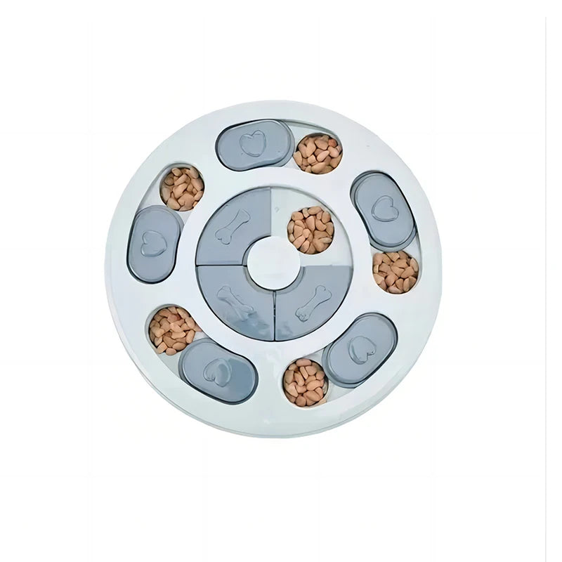 Interactive Slow Feeder Dog Toy | Educational Food Dispenser Puzzle Feeder for Puppies & Dogs