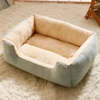 Plush Cat & Small Dog Bed | Soft Cozy Pet Cushion Basket for Indoor Cats & Puppies