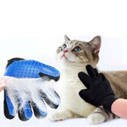 Pet Grooming & Bath Massage Glove for Dogs and Cats – Hair Removal Grooming Mitt