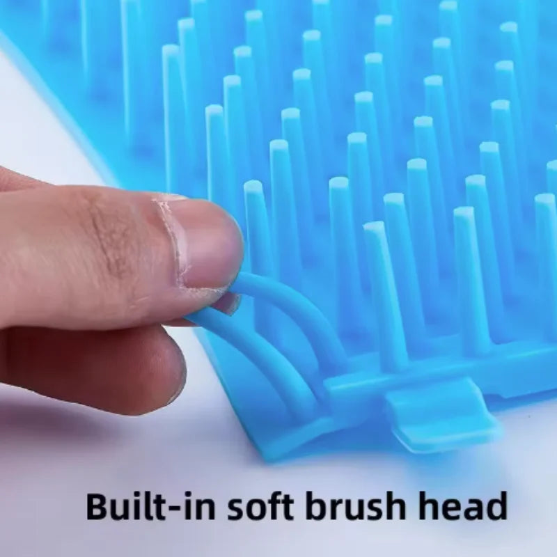 Portable Dog Paw Cleaner with Silicone Brush & Towel Bucket | Pet Foot Washer for Dogs & Cats