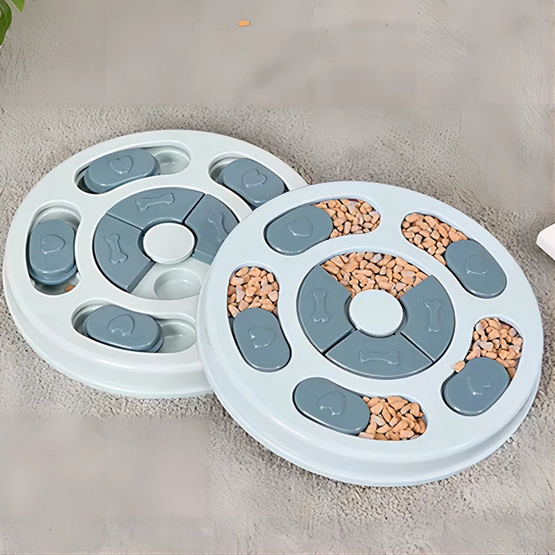 Interactive Slow Feeder Dog Toy | Educational Food Dispenser Puzzle Feeder for Puppies & Dogs