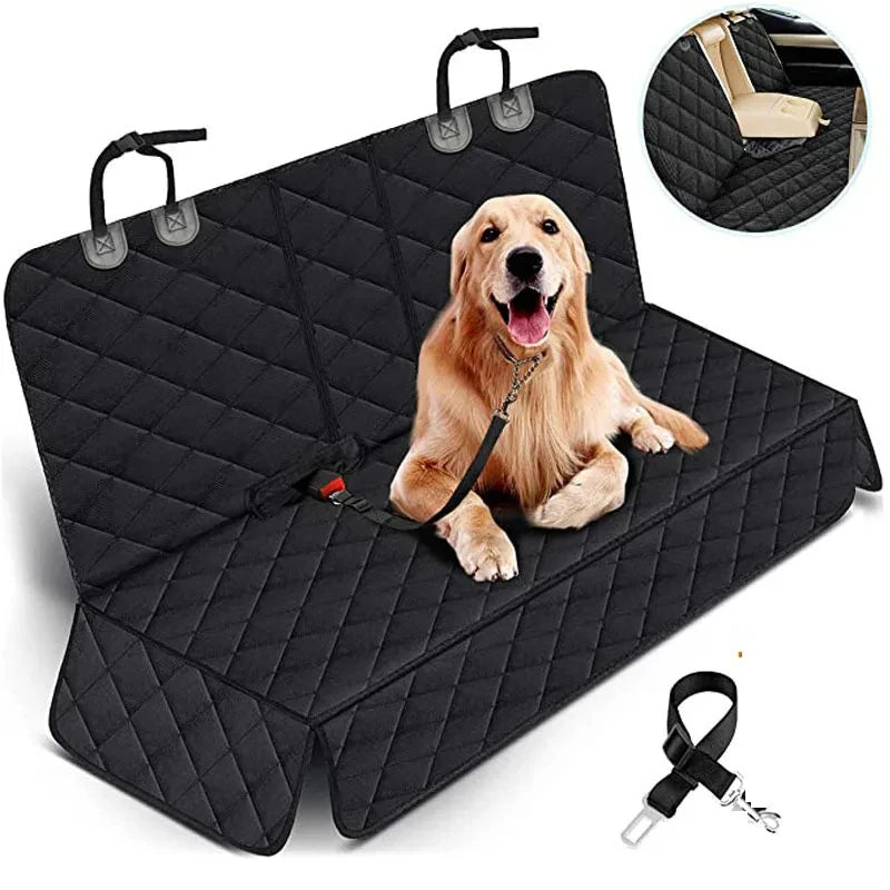 Car Dog Seat Cover For Back Seat Waterproof Auto Rear