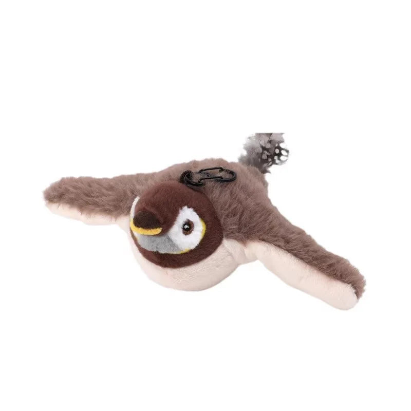 Electric Simulated Bird Cat Toy - Rechargeable Interactive Feather Kitten Toy with Catnip