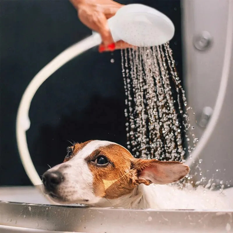 Pet Bath Shower Sprayer Attachment | Multifunctional Dog & Cat Grooming Tool for Easy Bathing & Cleaning