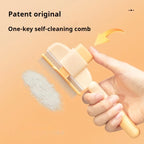 Dog Hair Remover Brush | Pet Grooming Comb for Cats & Dogs Long Hair Cleaning